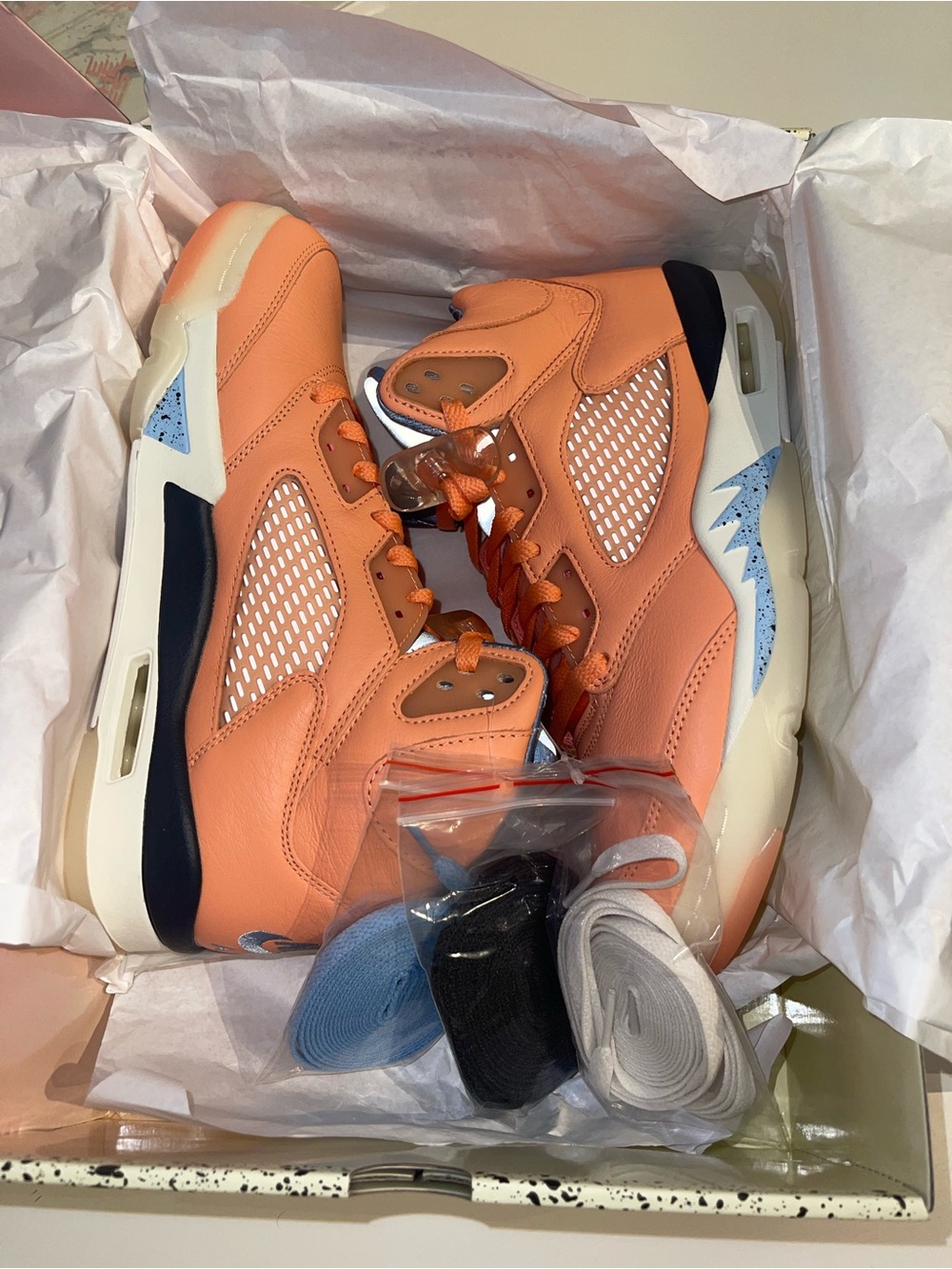 Jordan x DJ Khaled | Air Jordan 5 Retro "Crimson Bliss" Sneakers - Picture 6 of 7